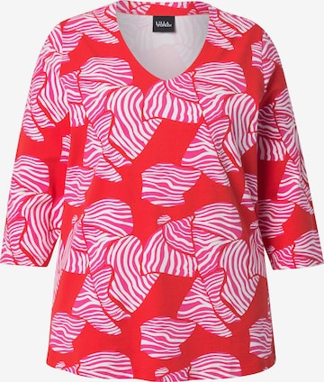 Ulla Popken Shirt in Rot: Vorderseite
