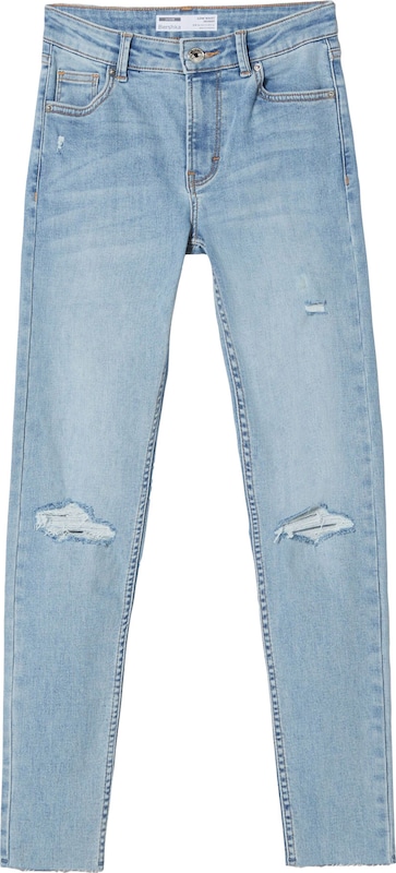 Bershka Skinny Jeans in Hellblau