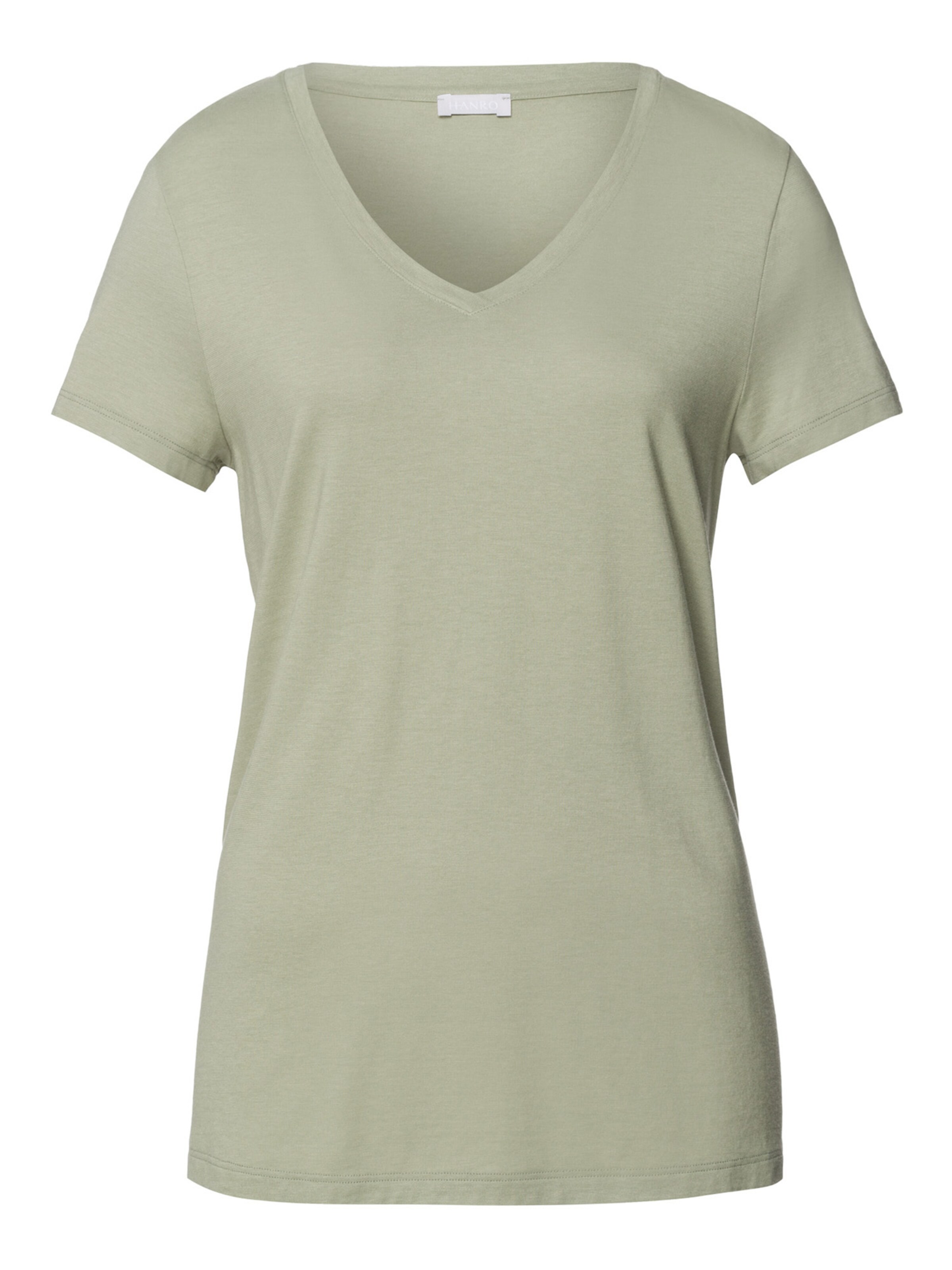 T-shirt ' Sleep & Lounge ' Hanro en vert : devant