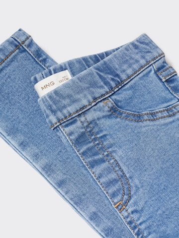 MANGO KIDS Skinny Jeansy w kolorze niebieski