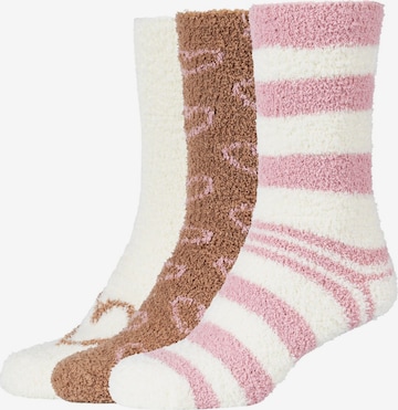 camano Sokken in Bruin: voorkant