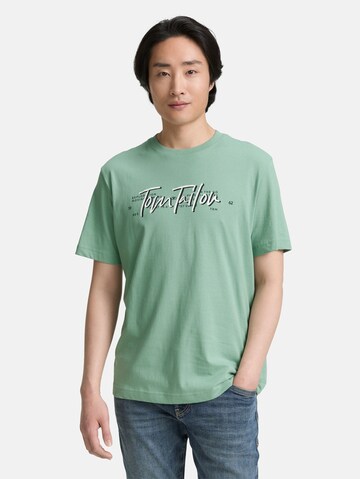 TOM TAILOR Shirt in Groen: voorkant