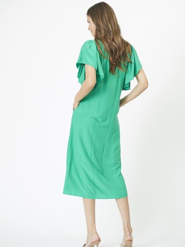 Robe 'Sunrise' co'couture en vert