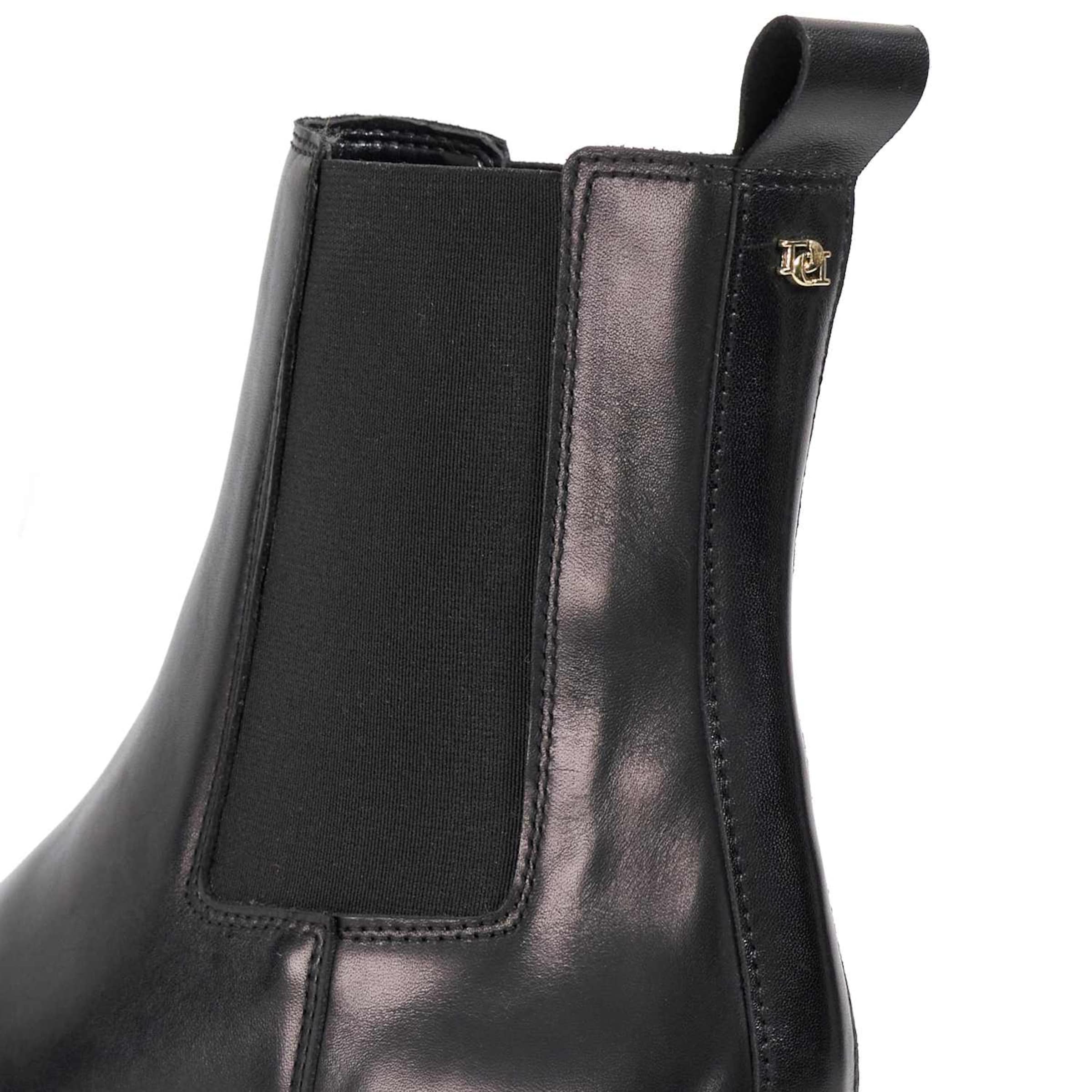 Chelsea Boots 'Parkers' Dune LONDON en noir