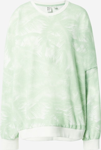 ROXY Sweatshirt in Green: front