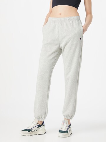 Effilé Pantalon Champion Authentic Athletic Apparel en gris : devant