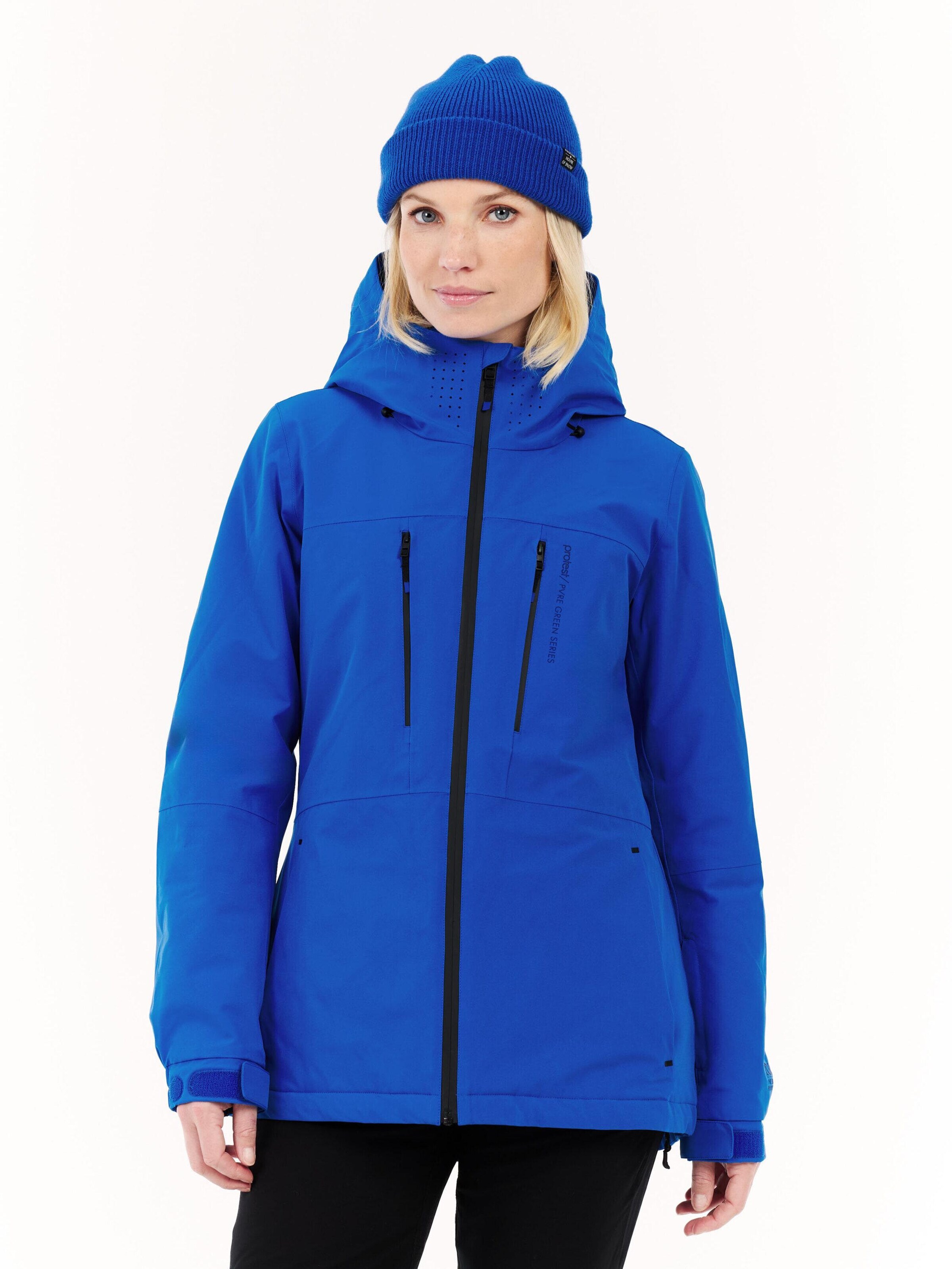 PROTEST Sportjacke 'PRTBEVERLY'‌‌‌ in Blau: Vorderseite