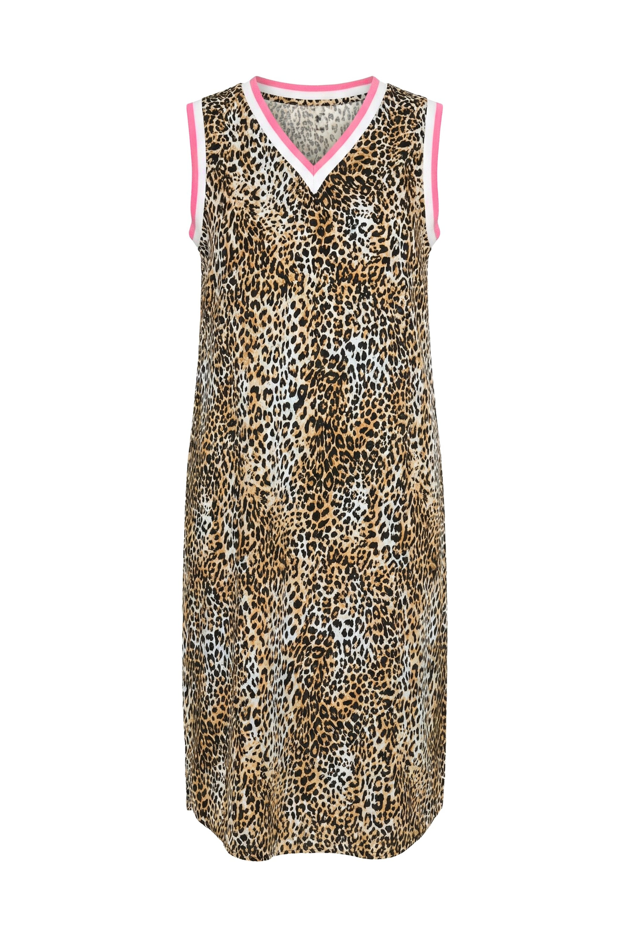 Angel of Style Dress in Brown: front