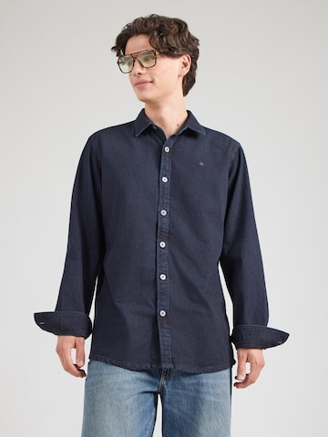 Regular fit Camicia 'Clean' di G-STAR in blu: frontale