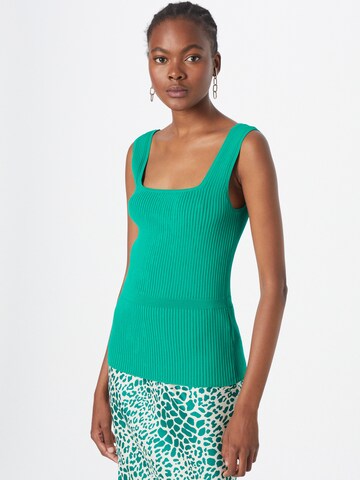 Tops en tricot 'KARO ANN' IVY OAK en vert : devant