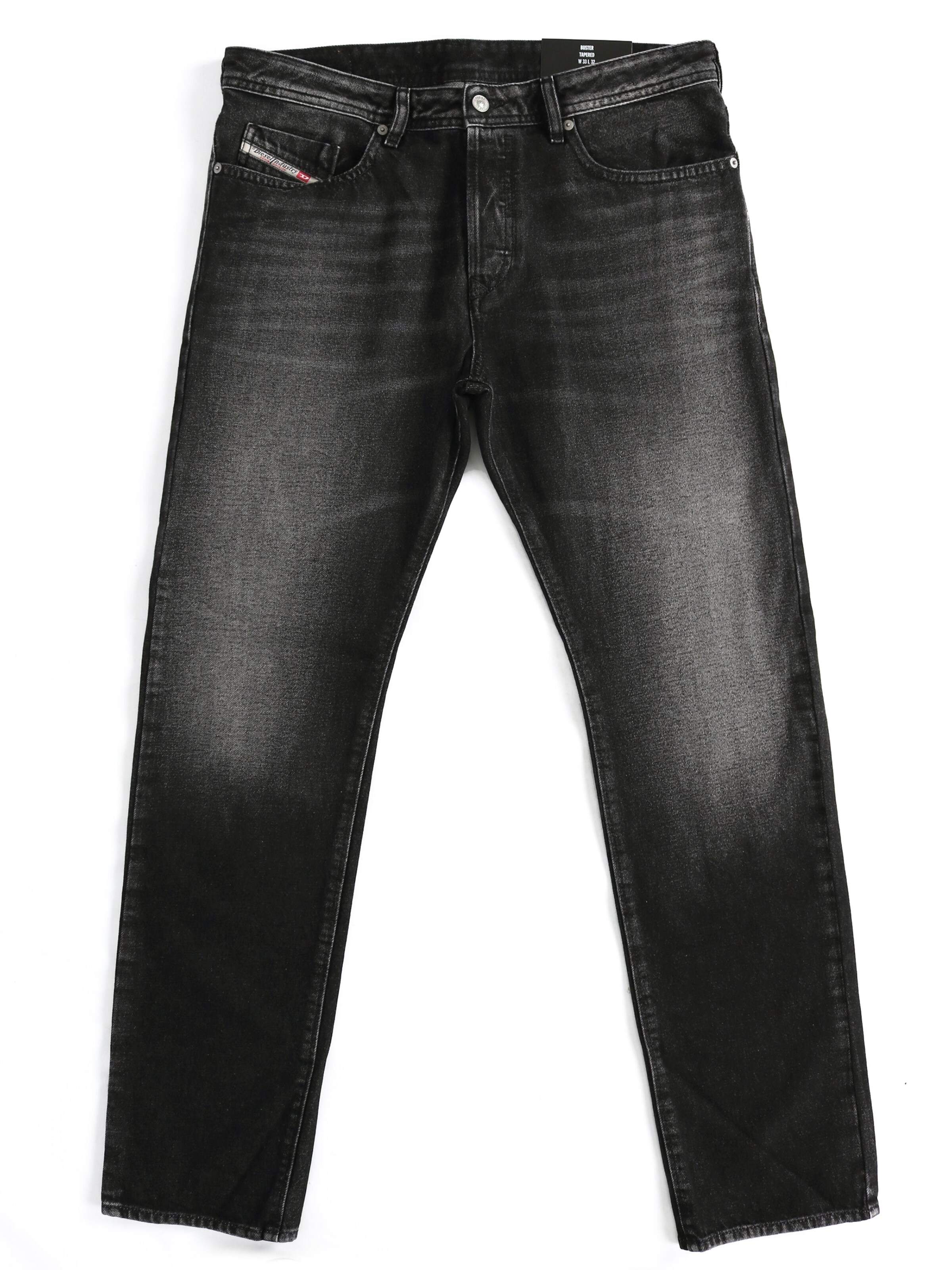 DIESEL - Tapered Vaquero 'BUSTER-X' en negro