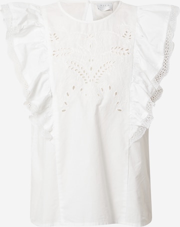 VILA Top in White: front