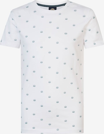 T-Shirt 'Ray' Petrol Industries en blanc : devant