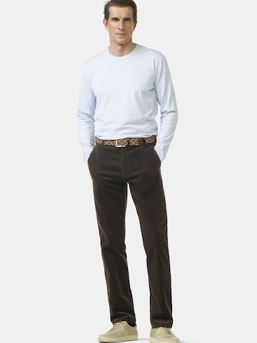 Regular Pantalon chino 'Bonn Acitve' MEYER en marron
