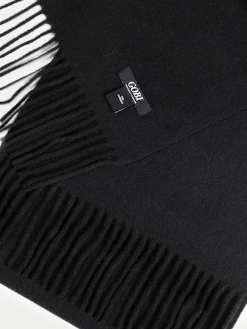 Sciarpa 'Unisex Cashmere Fringed Scarf' di GOBI Cashmere in nero