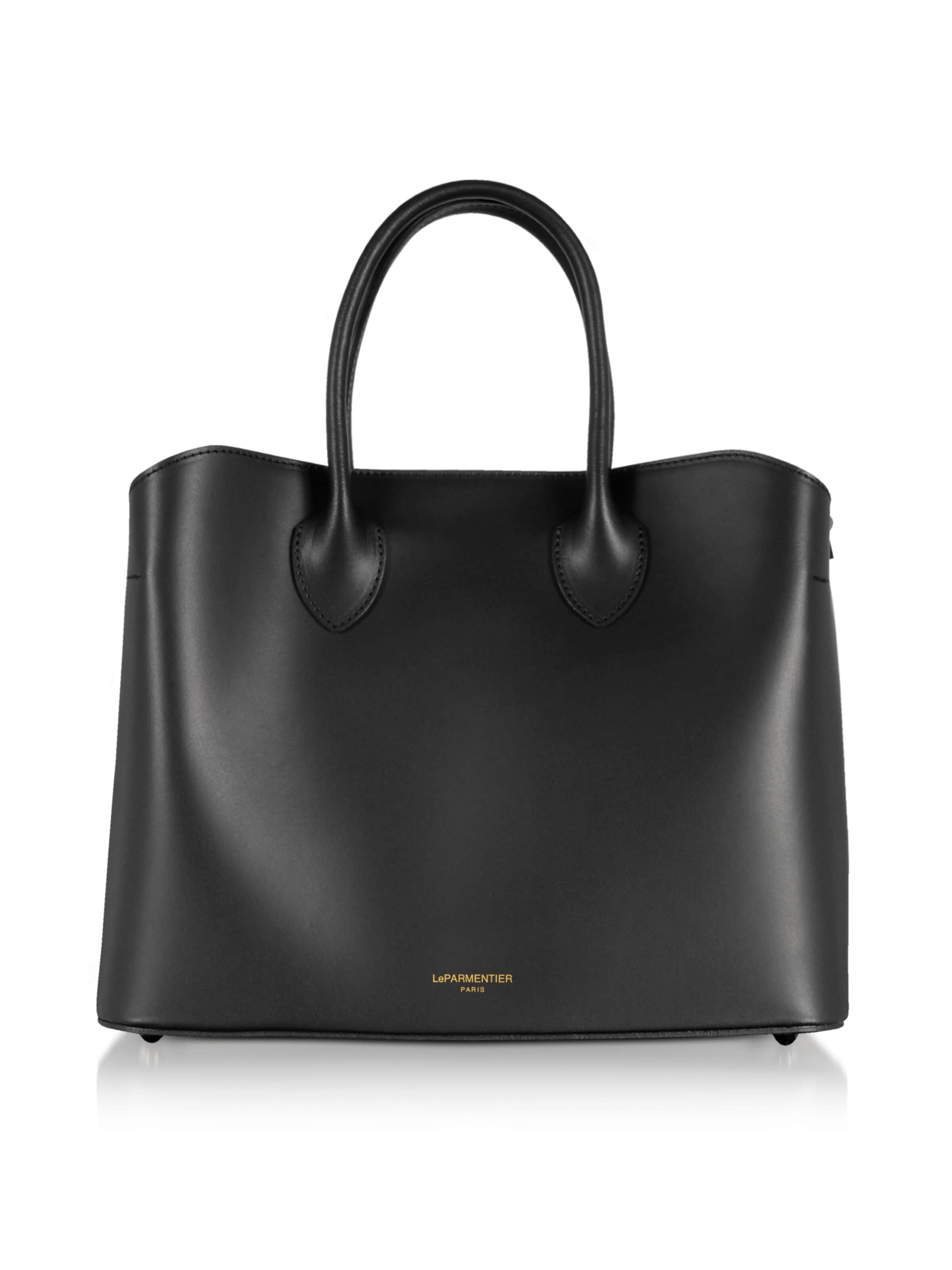 LeParmentier - Bolso de mano 'Jackie' en negro: frente