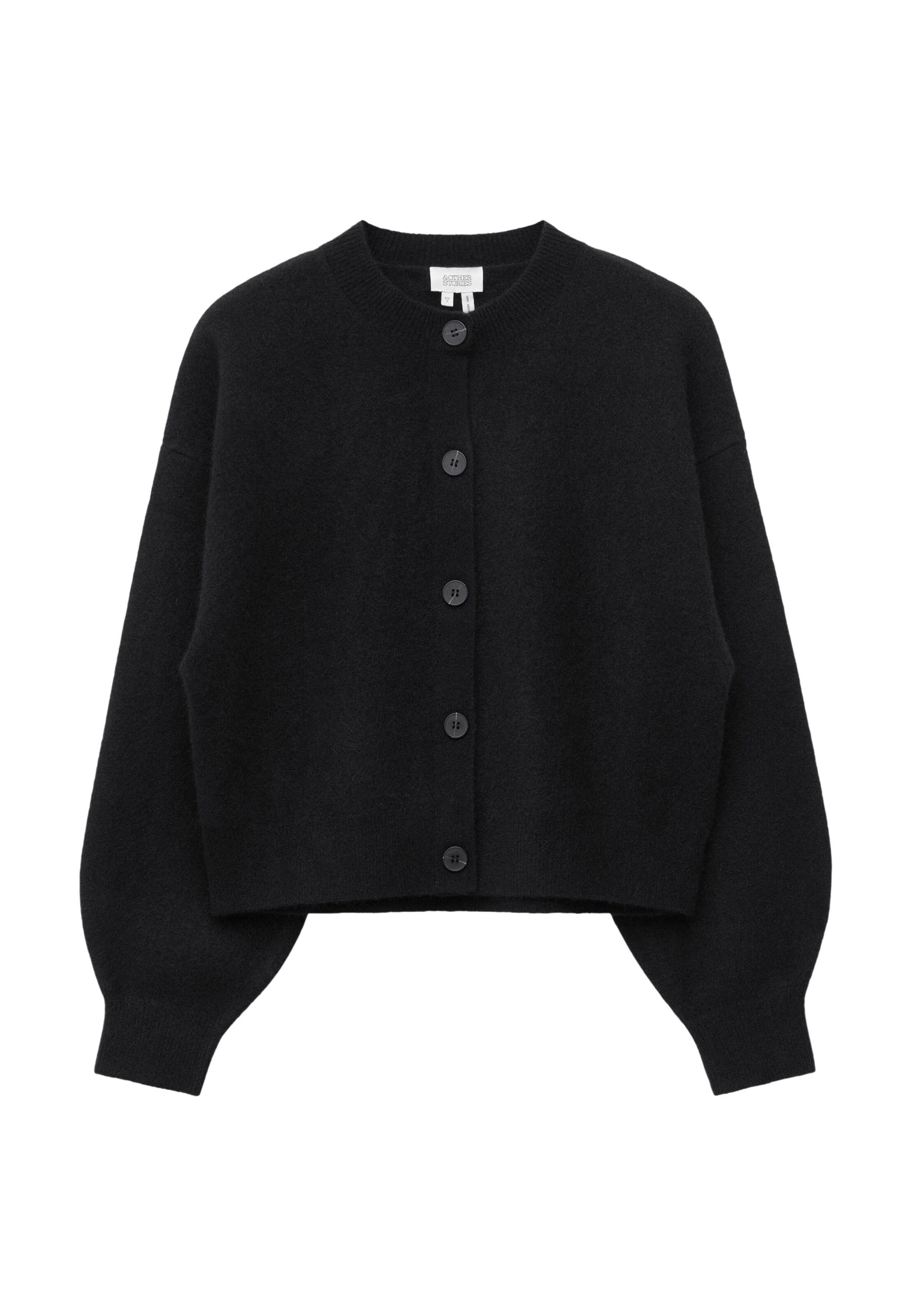 & Other Stories Gebreid vest in XS in de kleur Zwart, Productweergave