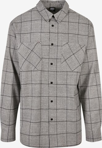 Coupe regular Chemise Urban Classics en gris : devant