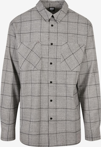 Coupe regular Chemise Urban Classics en gris : devant