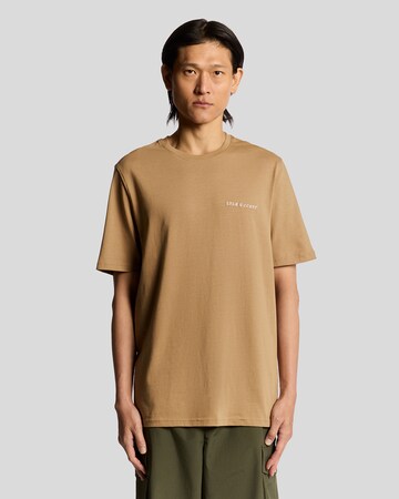 Lyle & Scott Shirt in Bruin: voorkant