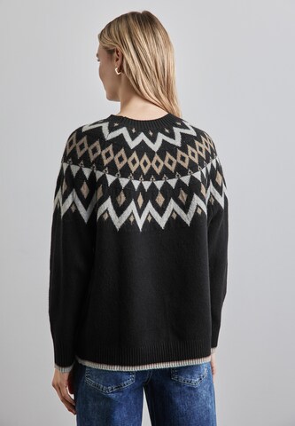 STREET ONE Pullover in Schwarz
