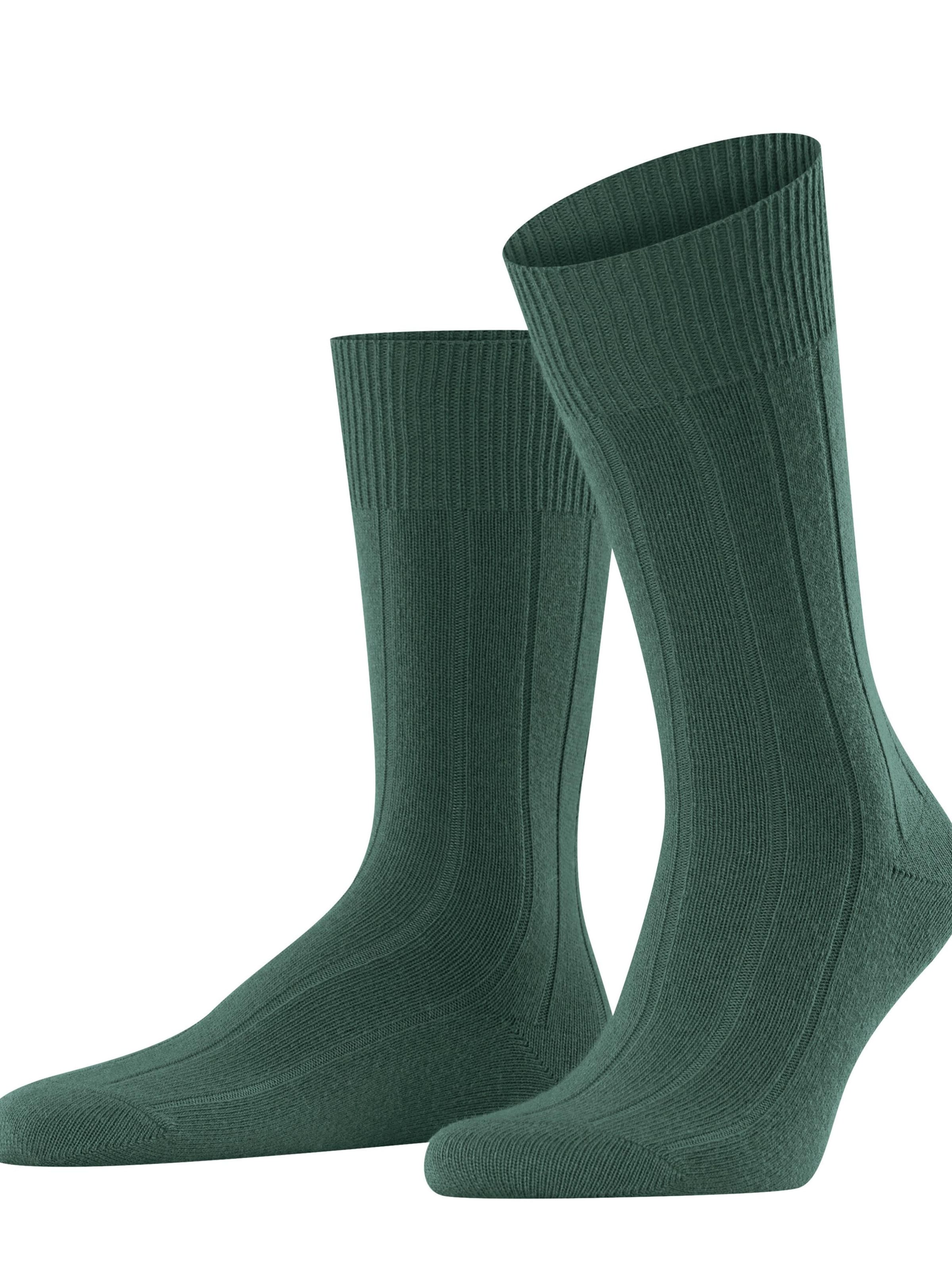 FALKE Socken 'Lhasa Rib'‌‌‌‌‌ in Grün: Vorderseite