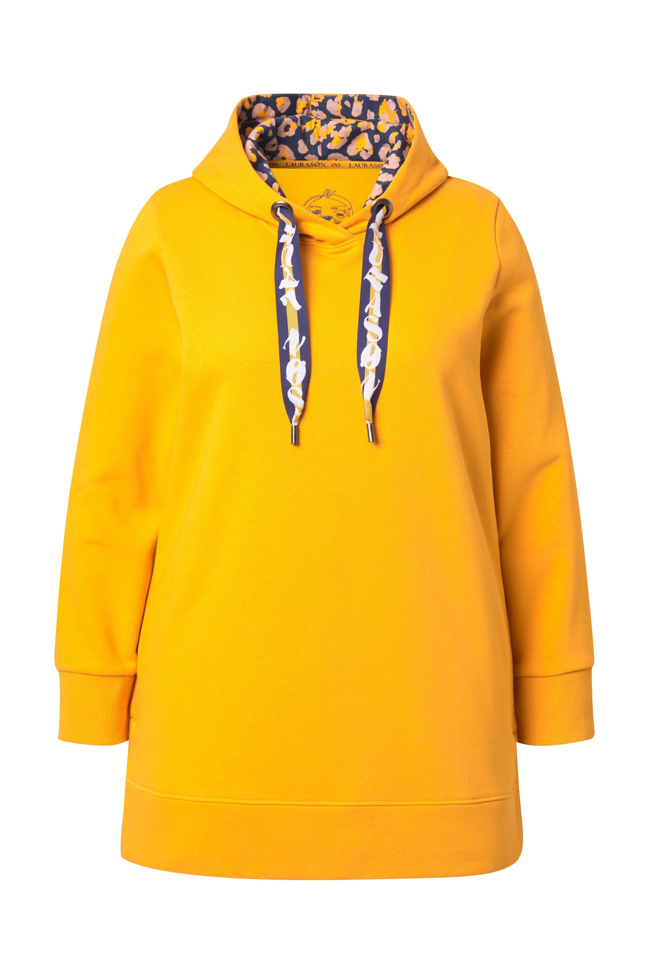 LAURASØN Sweatshirt in Yellow: front