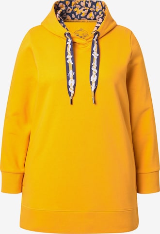 LAURASØN Sweatshirt in Yellow: front