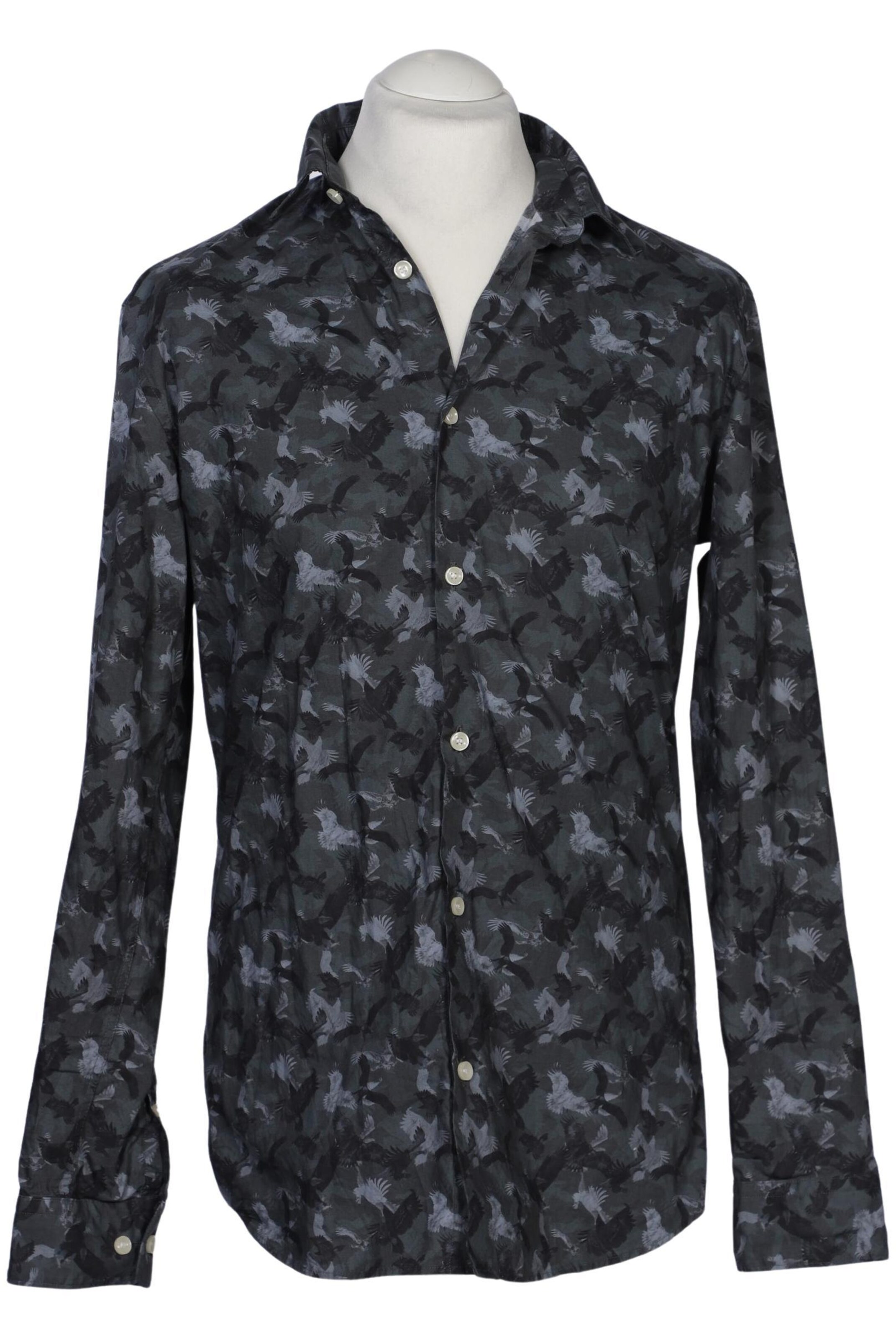 SELECTED Hemd L in Grau: Vorderseite