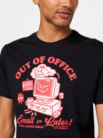 Iriedaily Shirt 'Out of Office' in Black