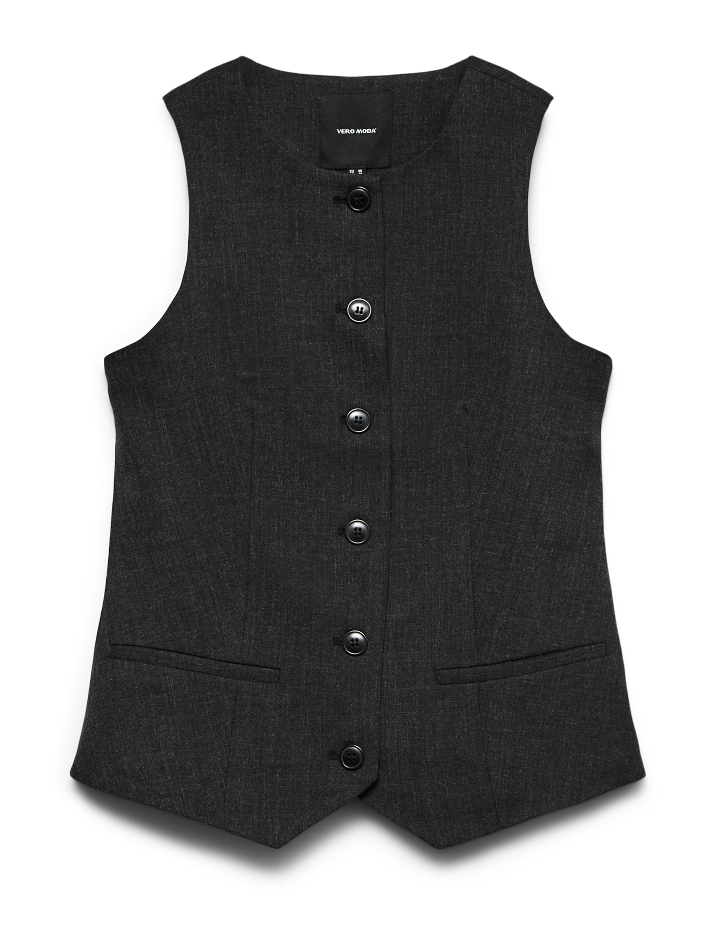 Gilet da completo 'VMBESTIE' di VERO MODA in grigio: frontale