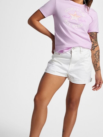 CONVERSE - Camiseta 'Converse Chuck Taylor Patch T-Shirt' en lila