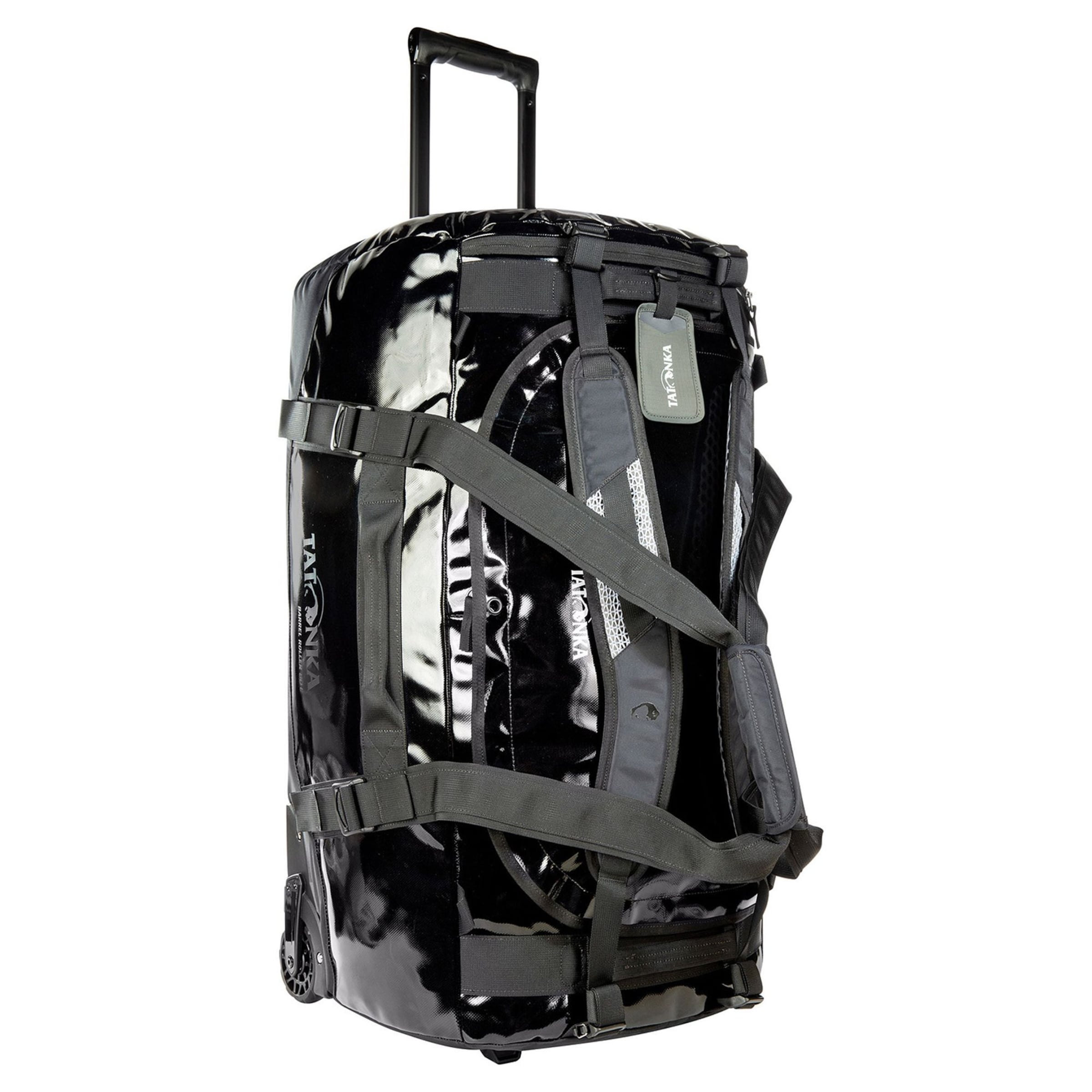 Borsa da viaggio 'Barrel Roller' di TATONKA in nero: frontale