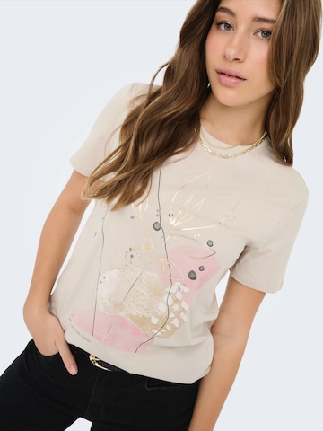 pilka ONLY Marškinėliai 'ONLKITA JANY'