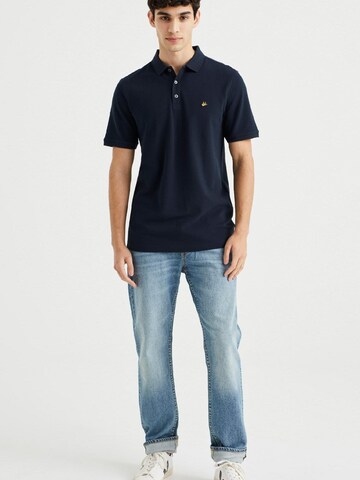 WE Fashion Poloshirt in Blau