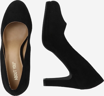 ABOUT YOU - Zapatos con plataforma 'Annika' en negro