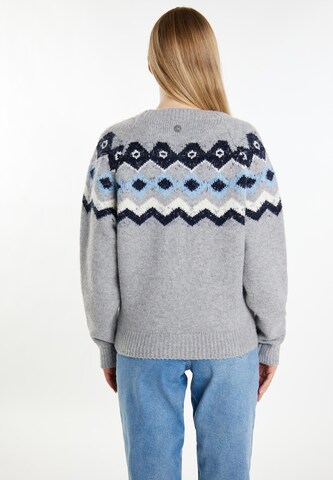 DreiMaster Maritim Knit cardigan in Grey