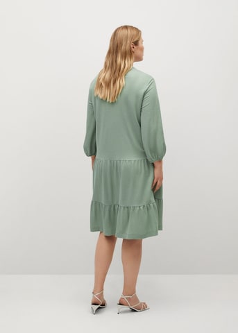 MANGO Shirt Dress 'Tribeca' in Green