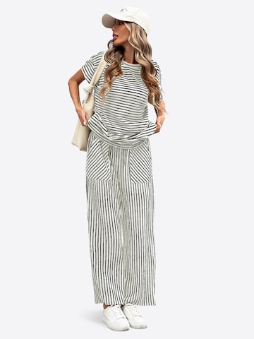 Imily Bela Nohavicový kostým - Biela: predná strana