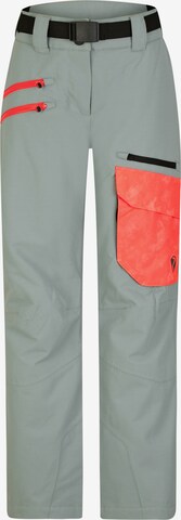 ZIENER Regular Workout Pants 'AILEEN' in Grey: front