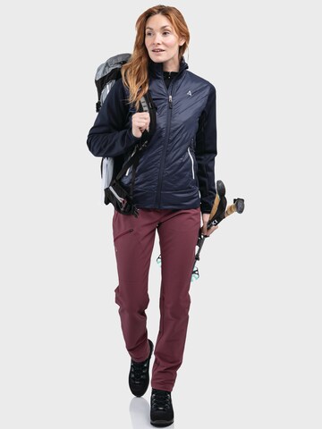 Schöffel Functionele fleece jas 'Cascata' in Blauw