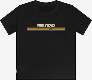 F4NT4STIC Shirt 'Pink Floyd Prism Retro Stripes.' in Black: front