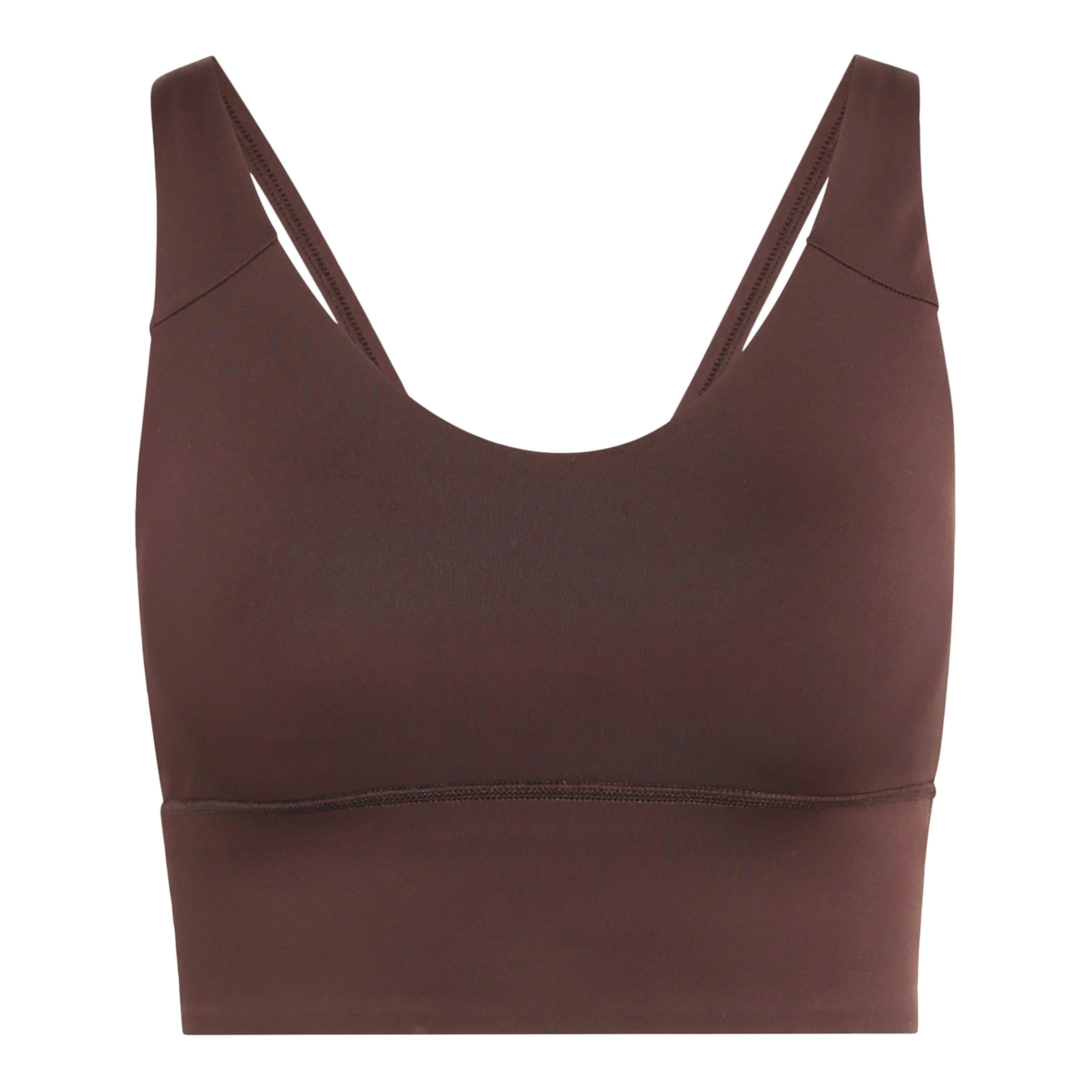 ADIDAS PERFORMANCE Бюстье Спортивный бюстгальтер 'Studio All Me' в Коричневый: спереди
