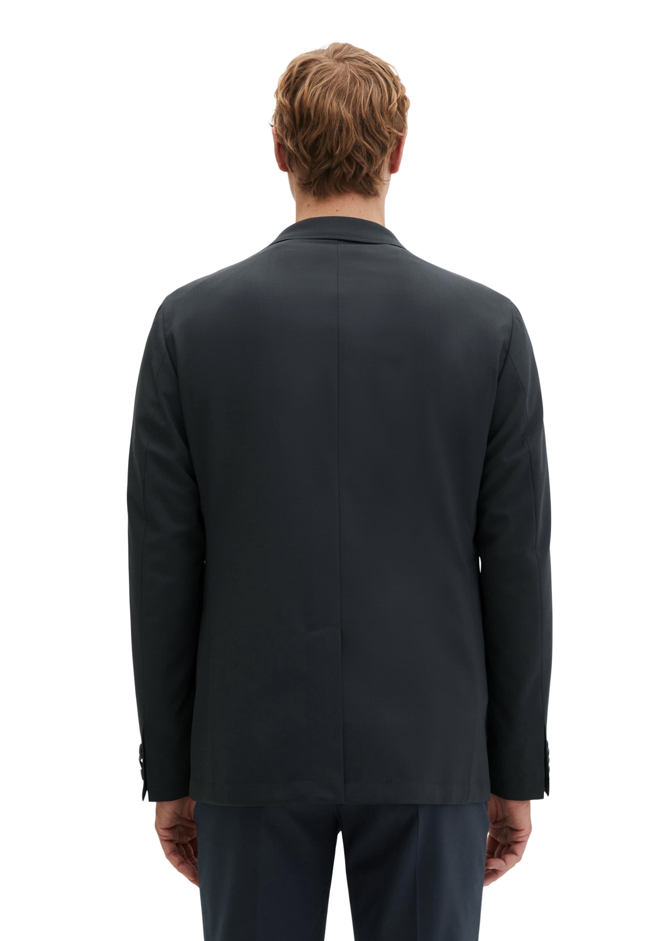 Marc O'Polo Regular Fit Sakko 'Travel Collection' in Blau