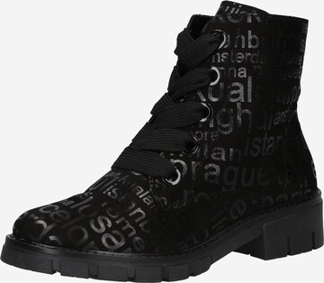 ARA Lace-Up Ankle Boots 'Dover' in Black: front