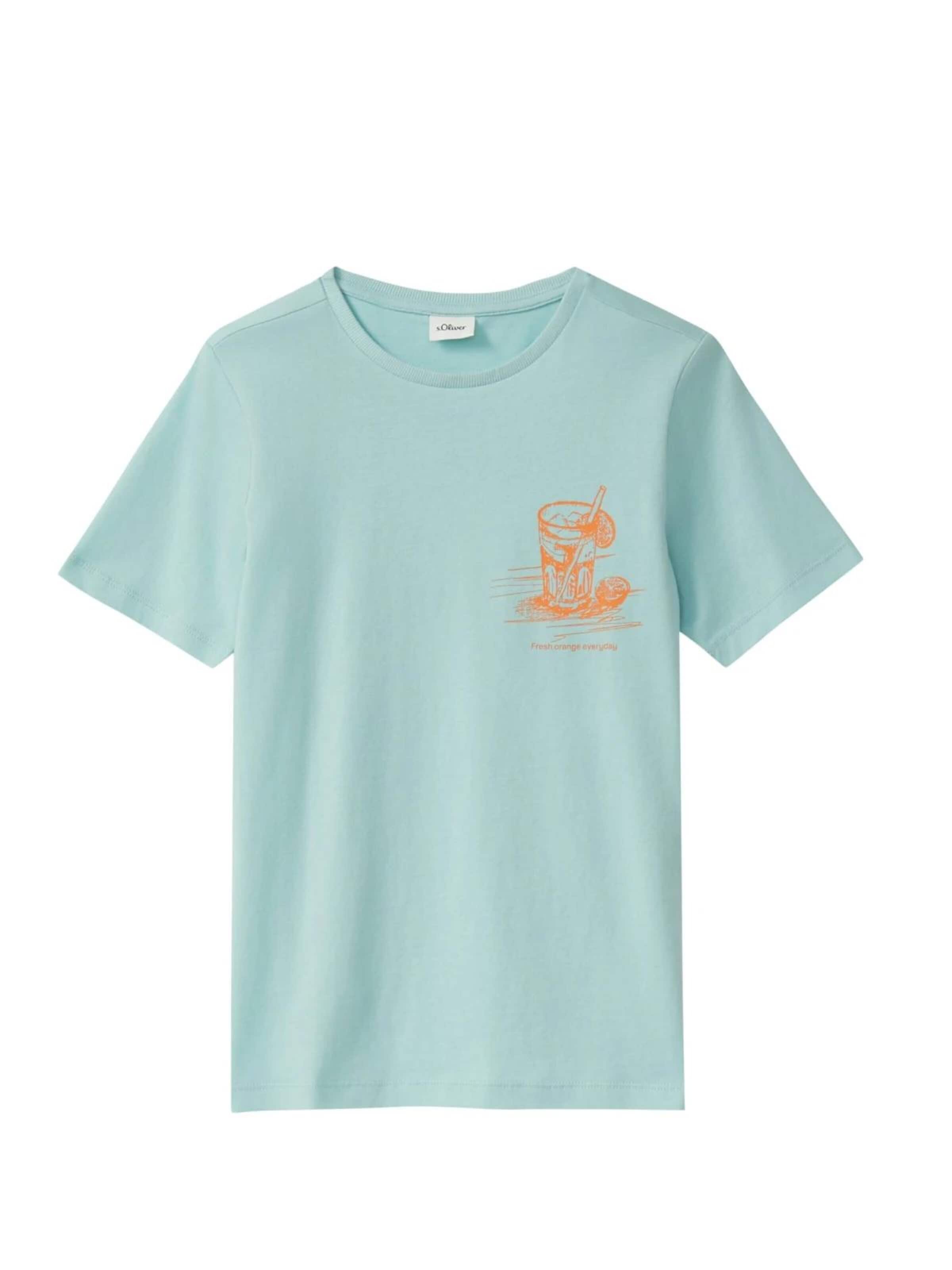 s.Oliver Shirt in Blauw: voorkant