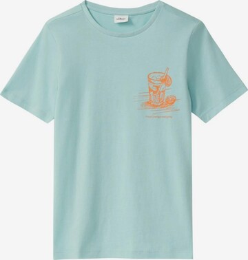 s.Oliver Shirt in Blauw: voorkant