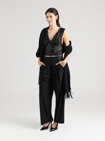 Gina Tricot Top | črna barva