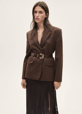 Jupe 'Lea' MANGO en marron