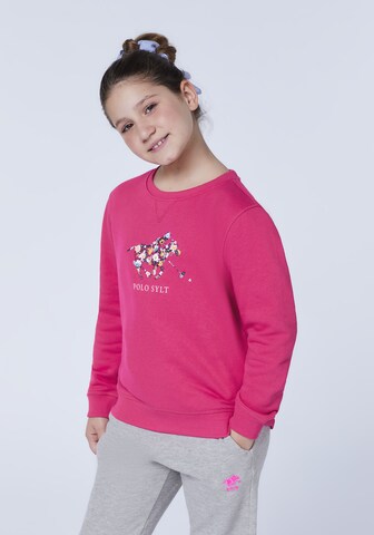 Polo Sylt Sweatshirt in Pink: Vorderseite